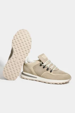 Baskets de trail beiges - Made in Italy