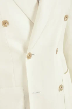 Blanc cassé veste croisée - Made in Italy