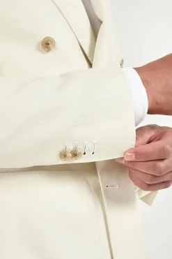 Blanc cassé veste croisée - Made in Italy