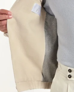 Blouson bomber Blanc cassé - Made in Italy