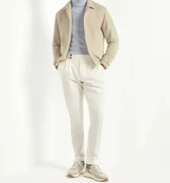 Blouson bomber Blanc cassé - Made in Italy
