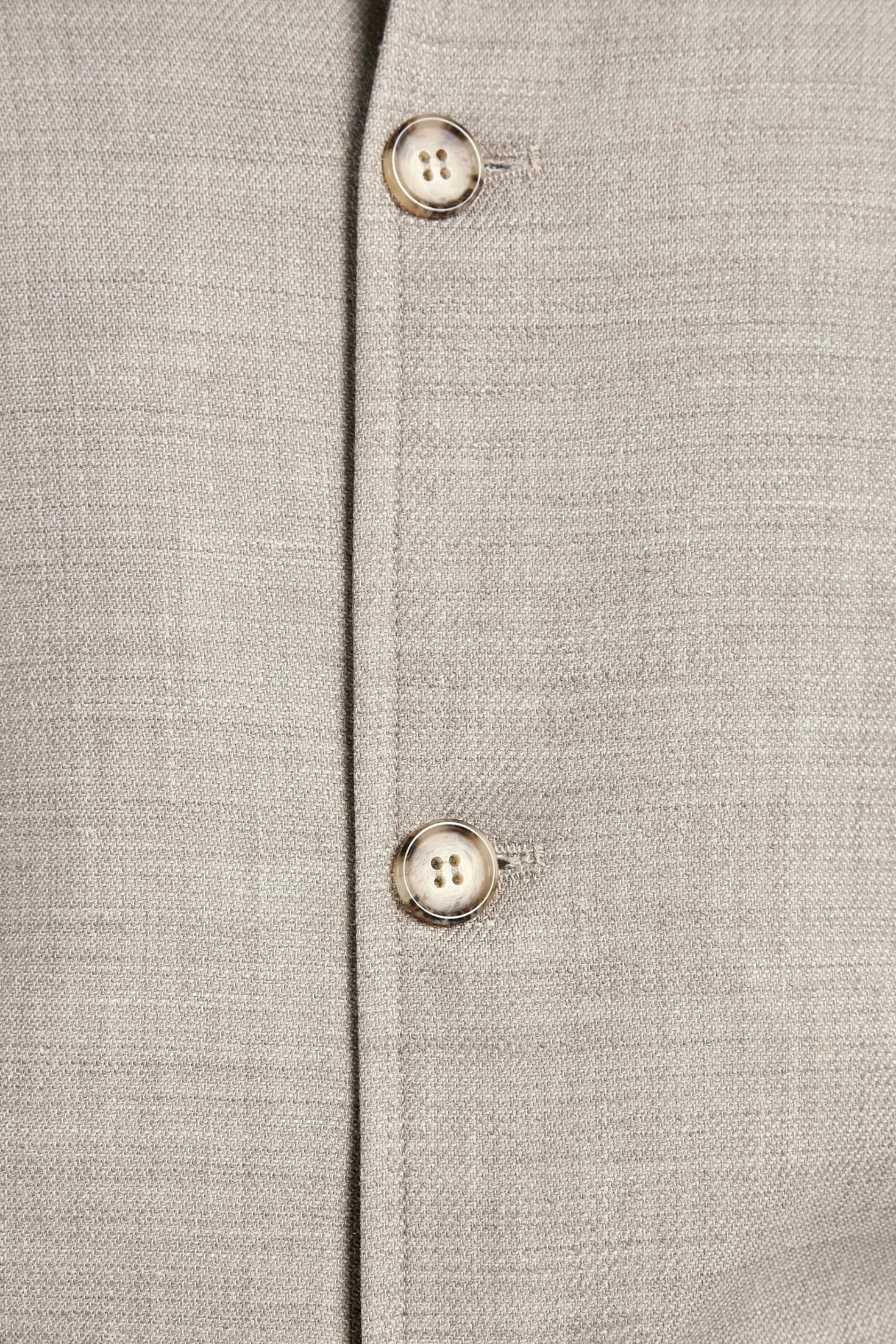 Bomber taupe en mélange de lin - Made in Italy