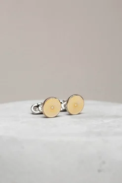 Boutons de manchette champagne - Made in Italy