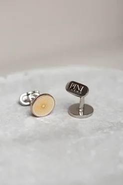 Boutons de manchette champagne - Made in Italy