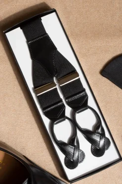 Bretelles noires - Made in Italy