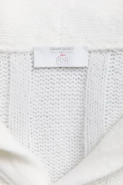 Cardigan en maille blanc - Made in Italy