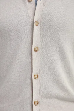 Cardigan polo Stone - Made in Italy