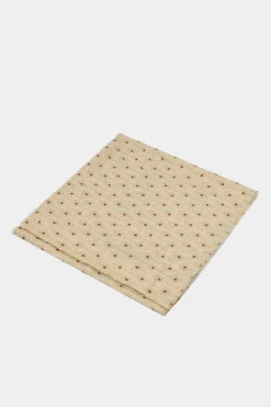 Écharpe sable à motifs - Made in Italy