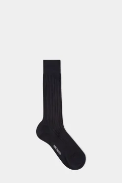 Chaussettes courtes bleues - Made in Italy