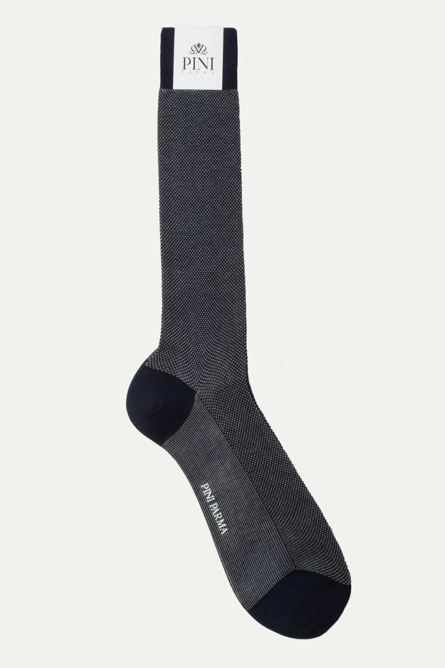 Chaussettes courtes à motifs bleues - Made in Italy
