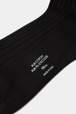 Chaussettes courtes noires - Made in Italy