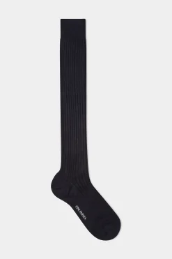 Chaussettes hautes bleues - Made in Italy