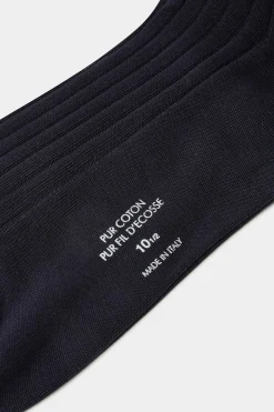 Chaussettes hautes bleues - Made in Italy