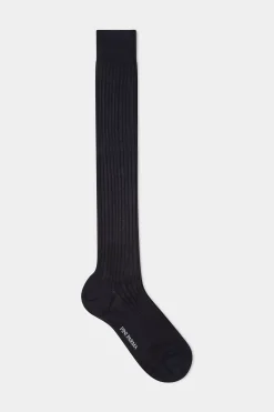 Chaussettes hautes bleues - Made in Italy