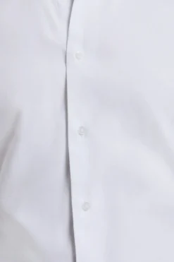 Chemise en coton gratté blanche - Made in Italy