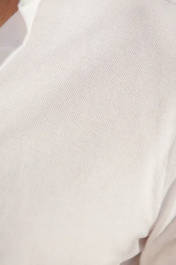 Chemise en jersey blanc - Made in Italy