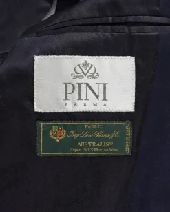 Costume bleu Entièrement entoilé - Made in Italy