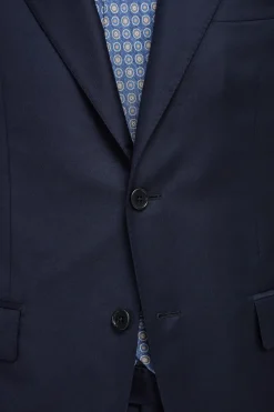 Costume bleu Entièrement entoilé - Made in Italy