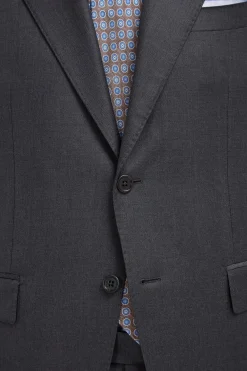 Costume gris entièrement entoilé - Made in Italy