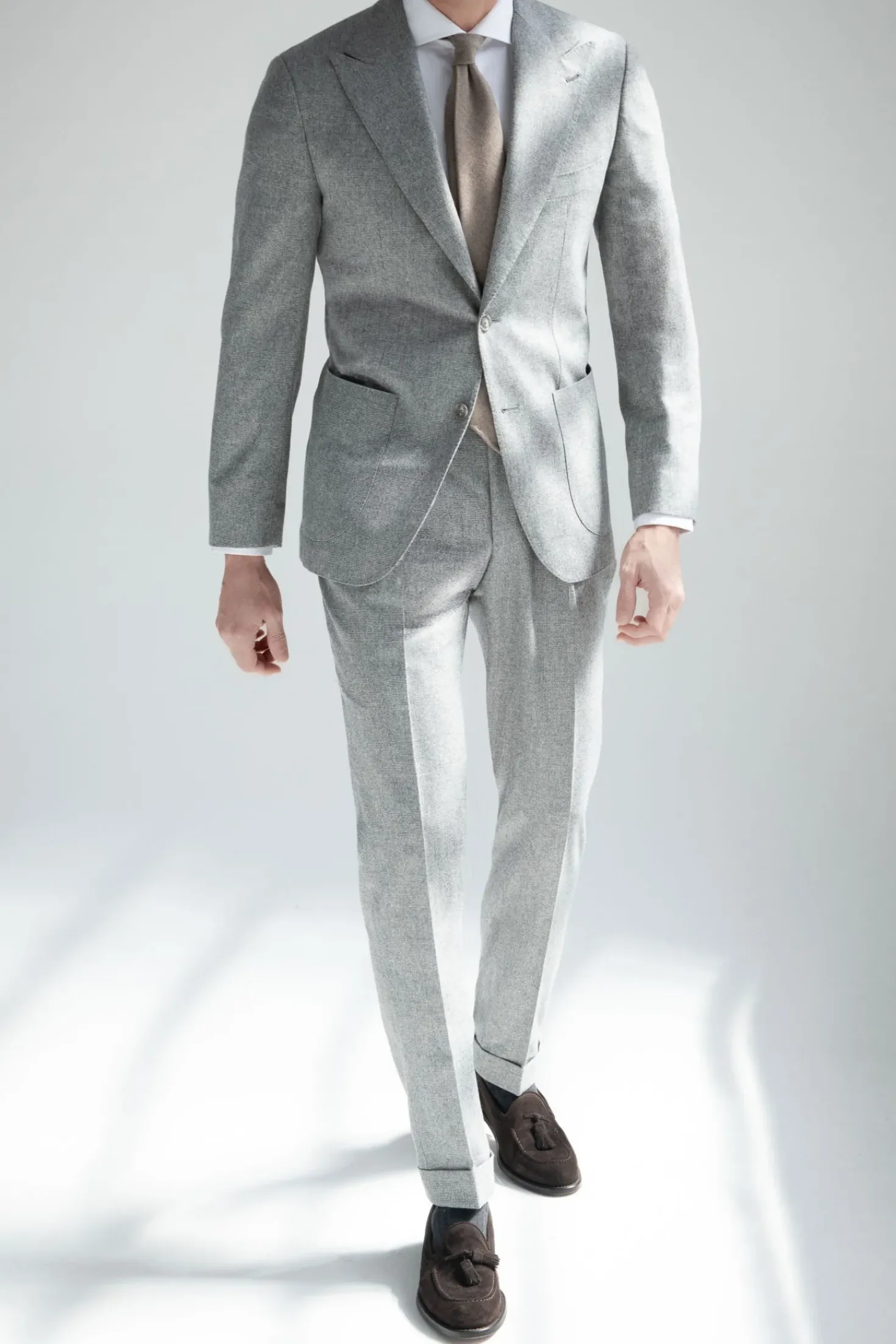 Costume gris Prince de Galles « Soragna Capsule Collection » - Made in Italy
