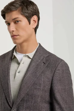 Costume prune Glen Check - Made in Italy