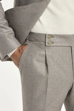 Costume taupe Prince de Galles - Made in Italy