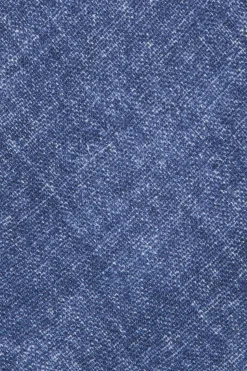 Cravate en soie imprimée bleue - Made in Italy