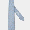 Cravate paisley bleu ciel - Made in Italy