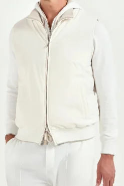 Gilet Blanc cassé - Made in Italy