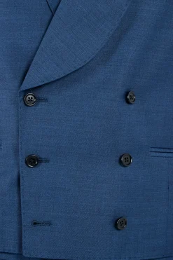 Gilet croisé Bleu roi - Made in Italy