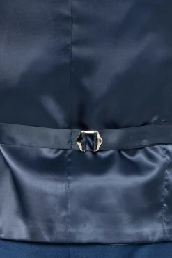Gilet croisé Bleu roi - Made in Italy