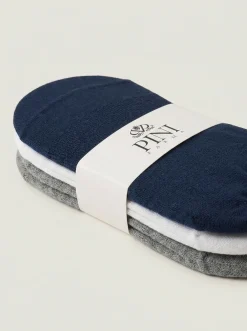Lot de 3 paires de chaussettes invisibles - Made in Italy