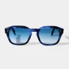 Lunettes de soleil Ischia bleues - Made in Italy