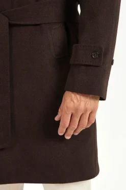 Manteau raglan marron - Made in Italy