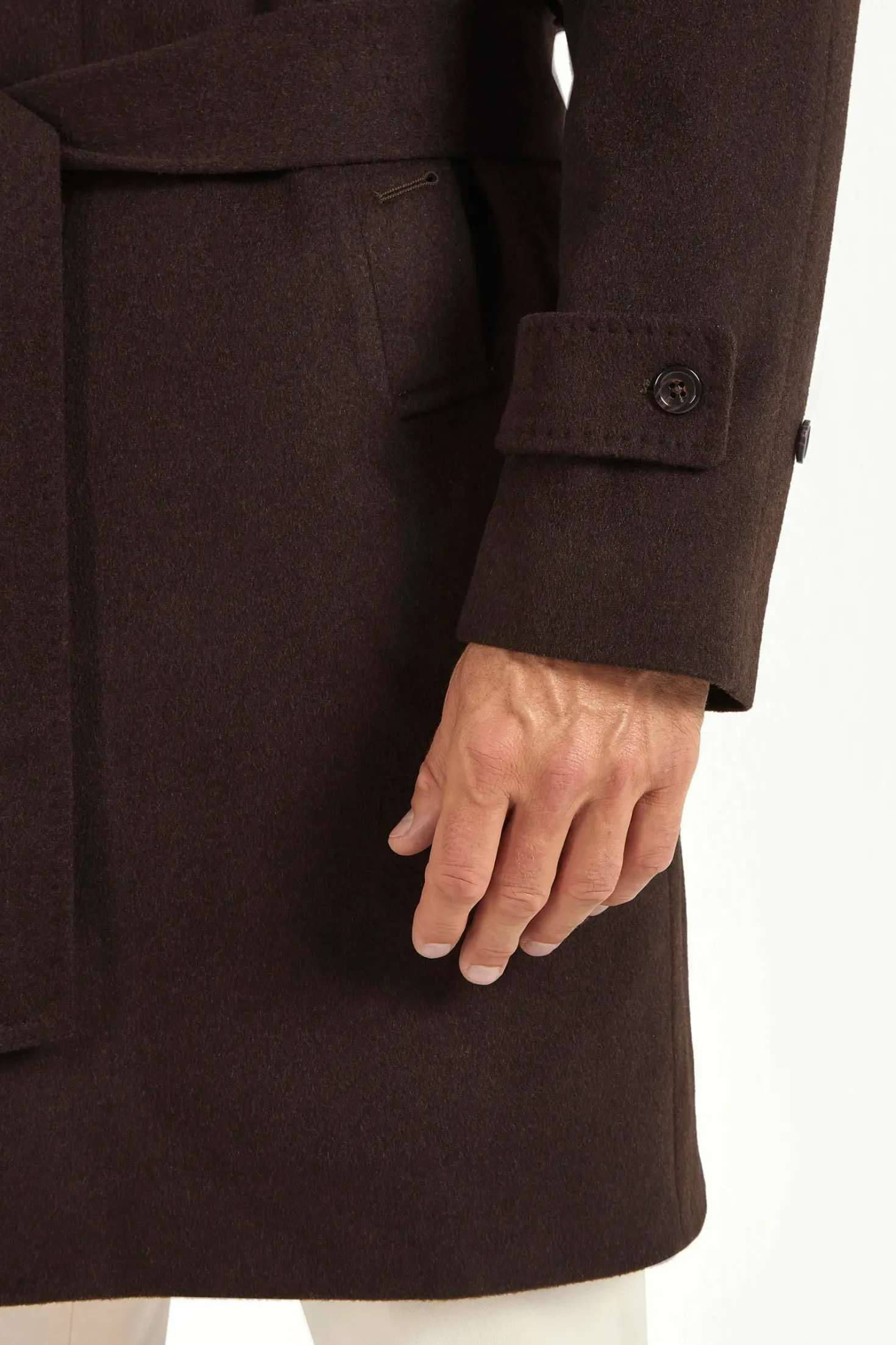 Manteau raglan marron - Made in Italy