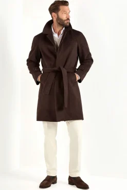 Manteau raglan marron - Made in Italy