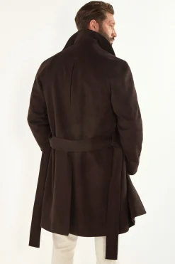 Manteau raglan marron - Made in Italy