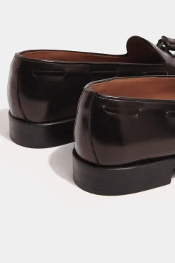 Mocassins à pampilles marron foncé - Made in Italy