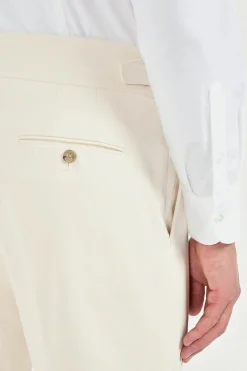 Pantalon blanc cassé Limited Edition - Made in Italy