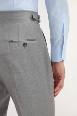 Pantalon gris Soragna - Made in Italy