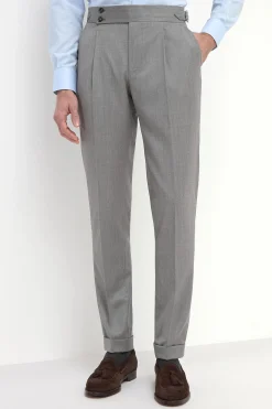 Pantalon gris Soragna - Made in Italy