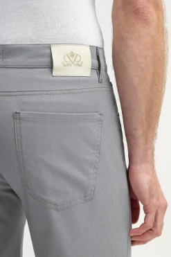 pantalon 5 poches gris clair - Made in Italy