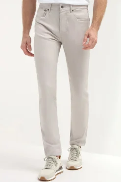 pantalon 5 poches sable - Made in Italy