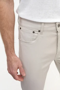 pantalon 5 poches sable - Made in Italy