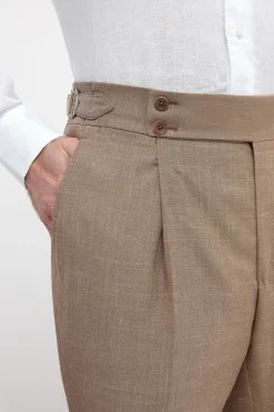 Pantalon Soragna amande - Made in Italy