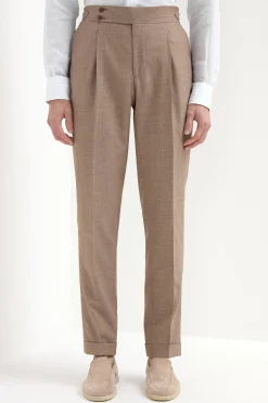 Pantalon Soragna amande - Made in Italy
