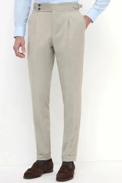 Pantalon Soragna beige - Made in Italy