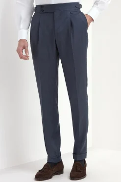 Pantalon Soragna bleu avio - Made in Italy