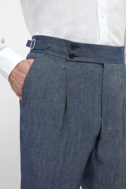 pantalon Soragna en denim stretch - Made in Italy