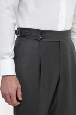Pantalon Soragna gris foncé - Made in Italy